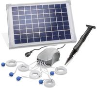 Ventilateur solaire pour bassin pompe pour étang jardin 10 W 5 x 120 l/h 101887