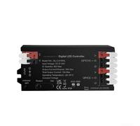 ESP32 Compatible avec contrôleur LED RVB 5-24 V avec application et télécommande pour bande d'éclairage WS2812B SK6812 + 100 effets dynamiques Noir