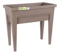 Espace potager sur pieds - EDA - Veg&Table City - 57 L - Table de culture sur pieds - 76 x 38,5 x H. 68 cm - Taupe