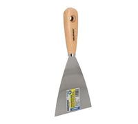 Espatula Mango Madera Hoja Acero 100 mm. Espatula Yeso, Espatula Pintor, Espatula Masillas, Espatula Pladur, etc.