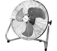 ESPERANZA Cyclone, ventilateur domestique à ailettes, chrome, couloir, table, aluminium, métal, 45 cm, boutons