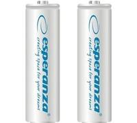 Esperanza EZA103W - Batterie 2 x AA / HR6 - NiMH - (rechargeables) - 2000 mAh - blanc Blanc G