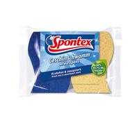 Esponge Spontex 19321008 Bleu Jaune Lavable en Machine 2 Pieces