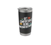 Esprit motivationnel Soyez à l'aise en étant inconfortable Gobelet isotherme en acier inoxydable double paroi