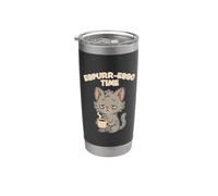 Espurr-Esso Time Coffee Cat fatigué des chats drôles design Gobelet isotherme en acier inoxydable double paroi