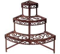 Esschert Bph32 Etagere Quarter Round Fonte Marron 66 x 49 x 49 cm
