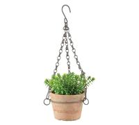 Esschert Design AT27 Ampoule à fleurs Terracotta avec Chaîne, Pot suspendu