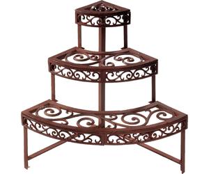 Esschert Design Bac à fleurs quart de rond BPH32