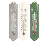 Esschert Design el026 30 x 7 x 1 cm Thermomètre Métal - Multicolore