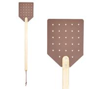 Esschert Design Fliegenklatsche Manuelle Brun Leder Hol