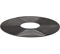 Esschert Design Grille de cuisson en fonte pour brasero Ø 60 x 1,3 cm avec rainures et surface de cuisson