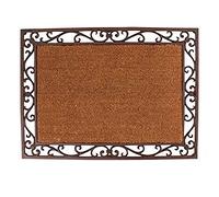 Esschert Design LH48 Fallen Fruits Paillasson en Fonte avec Fibre de Coco Marron 75 x 55 cm