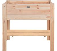 Esschert Design Lit surélevé avec pieds en L Naturel S