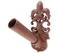 Esschert Design Mât de Support Fleur de lis, Marron, 12,5 x 21 x 27,2, vh09