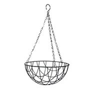 Esschert Design Panier Suspendu en métal Noir 25,4 cm