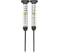 Esschert Design Pluviomètre TH86 130 mm en plastique