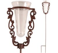 Esschert Design Pluviomètre En Fonte Pour Le Jardin Avec Verre