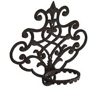 Esschert Design Porte Pot de Fleurs Mural Rond 29 x 17 x 31 cm