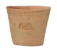 Esschert Design Pot de fleurs rond en terre cuite 9 cm de haut, style ancien