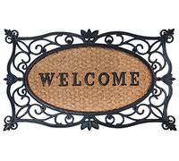 Esschert Design rb107 75 x 45, 45 cm x 45 cm Coco Welcome Paillasson en Caoutchouc avec