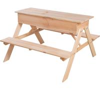 Esschert Design Table de pique-nique/bac à sable 2 en 1 pour enfants