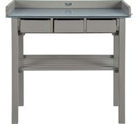 Esschert Design Table de travail de jardin grise ; CF29G