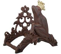 Esschert Design TG51 Support pour Tuyau d'arrosage en Fonte Motif Roi Grenouille