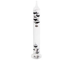 Esschert Design TH43 Thermomètre de Galilée en Verre Multicolore 40 x 8 x 8 cm