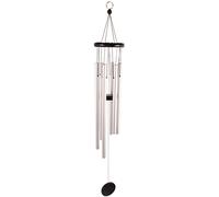 Esschert Design WV12 Carillon éolien M Argenté 12,5 x 12,7 x 77 cm