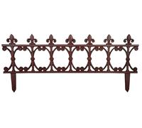 Bordure de jardin en fonte fleur de lys