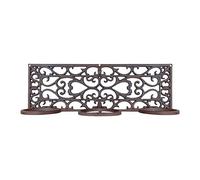 Esschert Design Support ornemental mural Fallen Fruits en fer pour 3 pots à fleurs