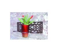 Esschert Fallen Fruits Support Ornemental Mural En Fer Pour 3 Pots A Fleurs