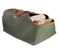Esschert Design Sac à bûches GT22 toile kaki 59 x 39,5 x 38,5 cm