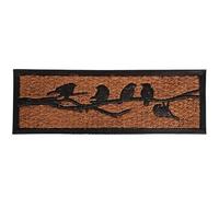 Esschert Tapis Coco Caoutchouc Oiseaux 75 x 25 cm