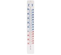 Esschert thermomètre sur plaque métal 90 cm