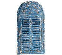 Esschert WD13 - Miroir Mural avec Portes, 39 x 55 cm Bleu