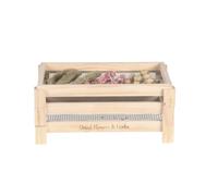 EsschertDesign Sèche-Herbes en Bois 23 x 36 x 16 cm Empilable 3 Couches Séchoir à épices Plantes Support Passoire Aération Cultivation