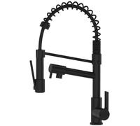 Big Hotto mitigeur évier à douchette mobile noir Essebagno