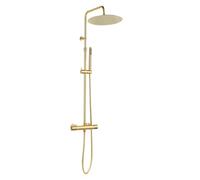 9025607 Delice II colonne de douche thermostatique or brossé avec corps froid