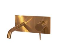 Envol mitigeur encastré lavabo cuivre brossé Essebagno