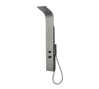 Essegun panneau de douche thermostatique gris gun métal Essebagno