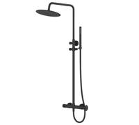 Indus colonne de douche mécanique noire Essebagno