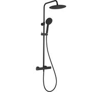 Essebagno Colonne de douche Kissy – mitigeur thermostatique – noire