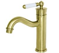 Essebagno Leeds mitigeur lavabo rétro bas or brossé
