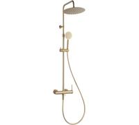 Lollipop II colonne de douche mécanique or brossé 250 Essebagno