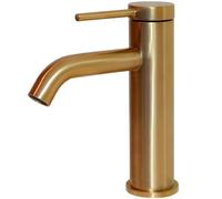 Lollipop mitigeur lavabo bas cuivre brossé Essebagno