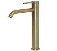 Lollipop mitigeur lavabo haut or brossé Essebagno