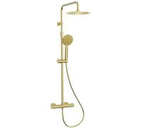 Essebagno Luisa colonne de douche thermostatique or brossé