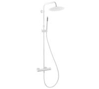Essebagno Luisa II colonne de douche thermostatique blanche