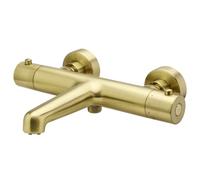 Luisa mitigeur bain-douche thermostatique or brossé Essebagno